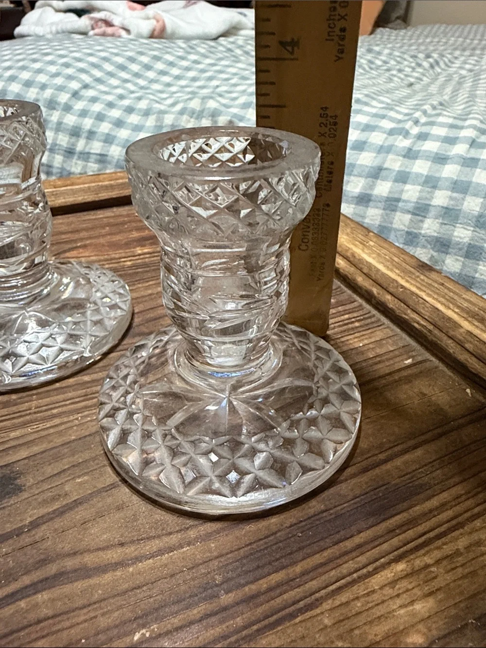Waterford Crystal candlestick holders (set of 2)